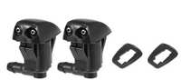 2 Windshield Washer Nozzle Dual Holess Front L/R Fits Toyota Corolla 1988-1997