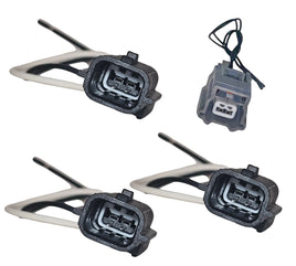 4x Connector of ABS Wheel Speed Sensor Front Rear L/R Fits: JX35 QX Pathfinder