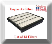 2 Pcs Mass Air Flow Sensor & Air Filter LX570 Land Cruiser Sequoia Tundra 08-21