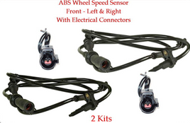 2 x ABS Wheel Speed Sensor W/ Connector ALS512 Front L/R Fits: Ford & Lincoln