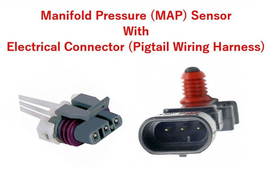 Manifold Pressure MAP Sensor & Connector Fits Chevrolet Camaro Corvette V8 7.0L