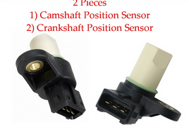 2 Kits Camshaft & Crankshaft Position Sensor Fits: Hyundai Elantra Tiburon 2.0L