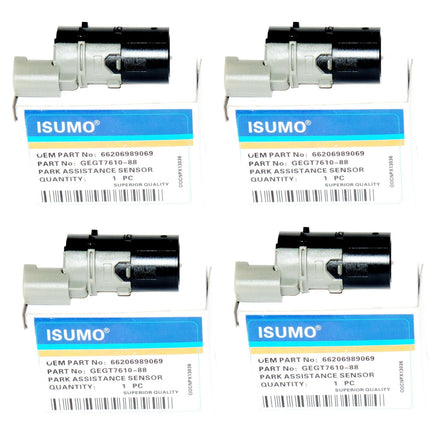 Set of 4 Kits Park Assistance Sensor Fits: BMW 525i 530i 540I M5 Z4 Mini Cooper