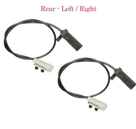 2 x  ABS Wheel Speed Sensor & Connectors Rear L/R Fits: Commander Grand Cherokee