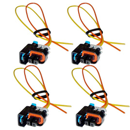 4 x Fuel Injector Connector Fits Amigo Rodeo , Rodeo Sport 1998-2003