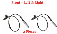 Set 2 ABS Wheel Speed Sensor Front Right & Left Fits: BMW  318 320 323 325 M3 Z3