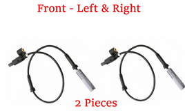Set 2 ABS Wheel Speed Sensor Front Right & Left Fits: BMW  318 320 323 325 M3 Z3