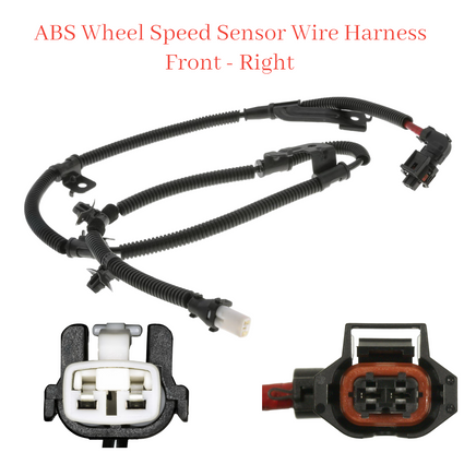 2x ABS Wheel Speed Sensor Wire Harness & Connector Front For Equus Genesis K90