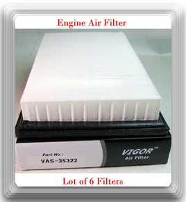 Lot 6 x Engine Air Filter A35322FitsFord F150 F250 F350 GT 1999-2006 V8 5.4L