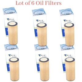 6 x Oil Filter Fits BMW Diesel  335d 2009-2011 , X5 2009-2013