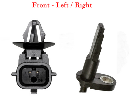 ABS Wheel Speed Sensor & Connector Front L/R Fits Nissan March Note Versa 12-18