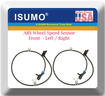 2 X  ABS Wheel Speed Sensor W/Connector Front L/R Fits Chevrolet GMC Trucks SUV