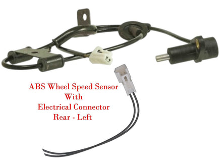 ABS Wheel Speed Sensor + Connector  Rear Left Fits:Hyundai Tiburon 2003-2005