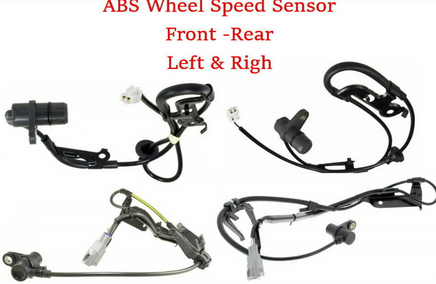 Set 4 ABS Wheel Speed Sensor Front-Rear Left/Right Fits:Lexus EX300