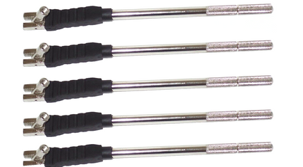 5 Pieces HD Steel Valve Stem Puller With Rubber Block -Tire Changer