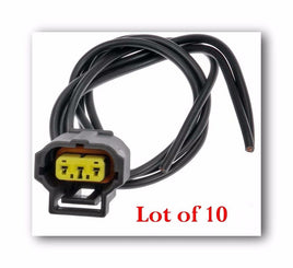 Lof of 10 Multi Purpose Electric Connector 3 Pins Fits: Cadillac Chevrolet Ford