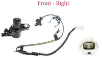 2x ABS Wheel Speed Sensor + Connector Front L/RFor RX330 RX350 RX400h Highlander