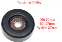 2 Pcs Belt Tensioner &Belt Tensioner Pulley Fits: Saturn S Series SL SC SW 1.9L