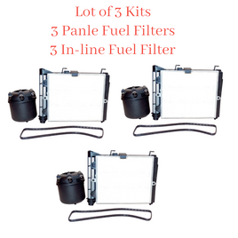 3 Kit , 6 FiltersFuel Filter -Diesel Filters Fits Ford 2017-2023 V8 6.7L