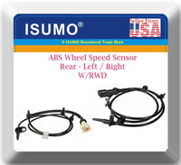 4 x ABS Wheel Speed Sensor W/Connector Front Rear Fits Taurus  Sable 08-09 W/RWD