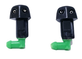 Set 2 Windshield Washer Nozzle Front L/R Dual Holes Fits: Honda Civic  1988-1991
