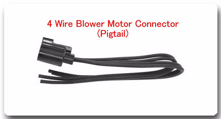  4 WireBlower Motor Resistor Pigtail Connector Fits: Ford Lincoln Mercury