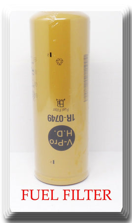 1R0749 Fuel Filter Fits:Cat Eng Western Star Autocar Peterbilt IHC Volvo Groove 