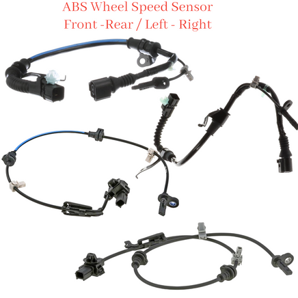 4 x ABS Wheel Speed Sensor Front - Rear Left / Right Fits Honda Civic 2016-2021