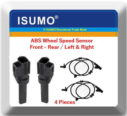 4 Kits ABS Wheel Speed Sensor Front Rear L & R  For:Dodge RAM 1500 2006-2008 4WD