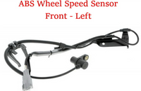 2 ABS Wheel Speed Sensor + Connectors  Front L/R Fits Toyota Avalon 1997-2004