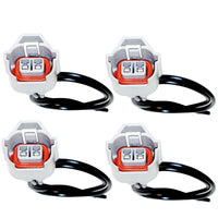 (4 Pc) Electrical Connector of Fuel Injector FJ295 Fits: Camry Celica MR2 RAV4 &