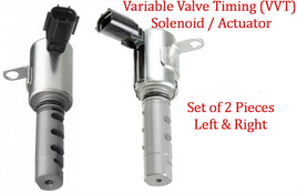 2 Pcs Left & Right Variable Timing Solenoid Actuator For Lexus Toyota 1999-2010
