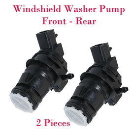 2 x Windshield Washer Pump Front - Rear Fits Toyota 2003-2023