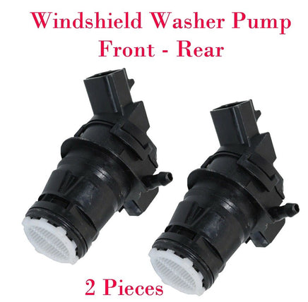 2 x Windshield Washer Pump Front - Rear Fits Toyota 2003-2023