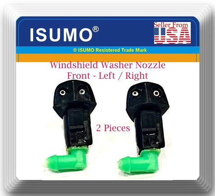 Set 2 Windshield Washer Nozzle Front Dual Holes Fits Honda CRX 1988-1991