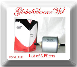 (Lot of 3) Fuel Filter GF63169 G3802A 33097 Fits: Ford Lincoln Mercury  Mazda 