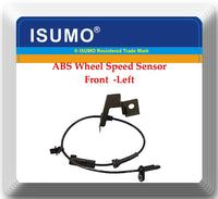 ABS Wheel Speed Sensor W/Connector ALS2595 Front Left Fits:Fusion MKZ 2013-2018