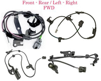 4x ABS Wheel Speed Sensor & ConnectorFront-Rear L/R For RAV4 Sport Utility 13-18