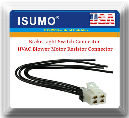 Connector of Brake Light Switch HVAC Blower Motor Resistor Fits: Ford GM Nissan 