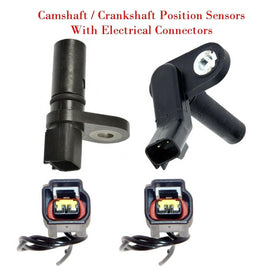 Camshaft Crankshaft Position Sensor W/Connector Fit: Ford Jaguar Lincoln Mercury