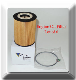 Lot of 6 Oil Filter CH10415 Fits:Volvo S60 S80 V60 V70 XC60 XC70 XC90  Rover LR2