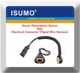  Knock (Detonation) Sensor W/Connector For Hyundai Accent Kia Rio Rio5 2006-2011