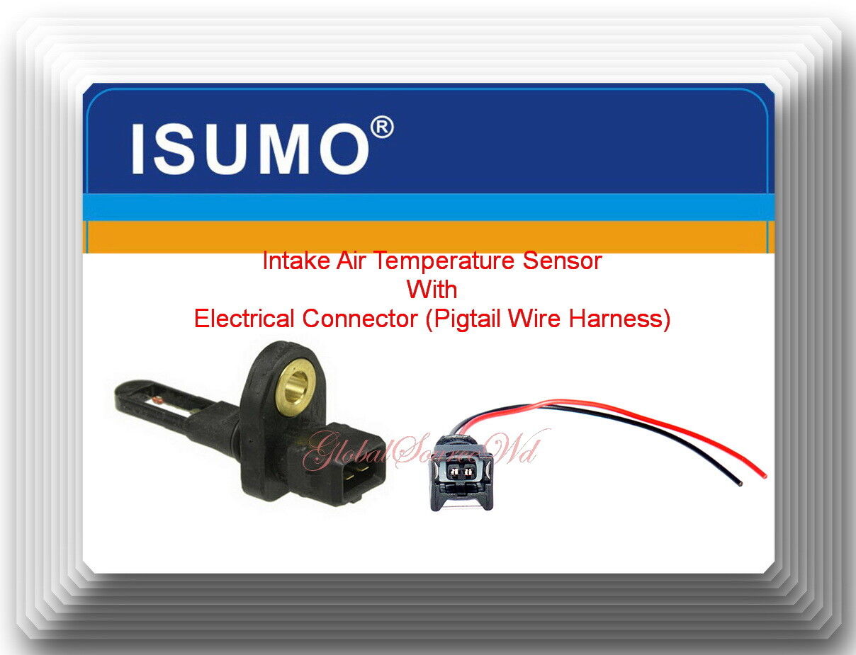 Intake Air Temperature Sensor (MAT) W/ Electrical Connector Fits:AUDI ...