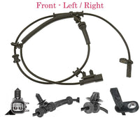 2 Kit ABS Wheel Speed Sensor Front Left & Right W/ Connectors Fits: Dodge Jeep