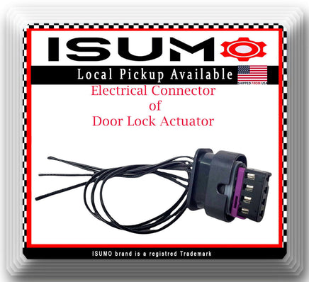 Door Lock Actuator Connector Fits: Chrysler Dodge Jeep Ram Volkswagen VW