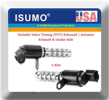 2 Variable Timing Solenoid Actuator ُL/R w/connectors For Hyundai Kia 2012-2018