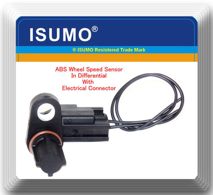 3 ABS Wheel Speed Sensor W/ Connector Front L/R & In Differential Fits: Durango 