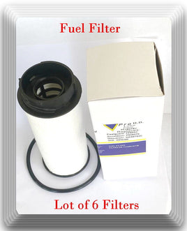 6 x Fuel Filter Fits Fuso Canter FE125 Canter FE160 Canter FE180 Canter FG4X4 