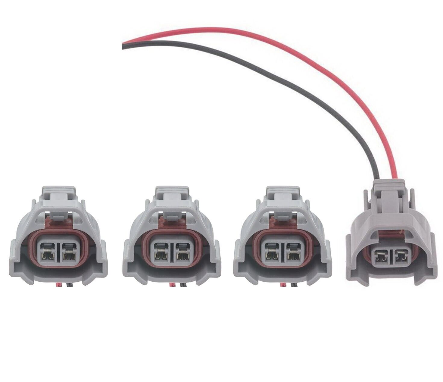 4 X Fuel Injector Electrical Connector Fits Subaru Crosstrek Impreza H ...