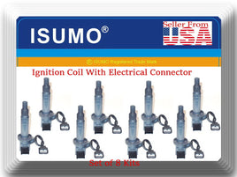 Set of 8 Ignition W/Connector Fits: OEM# 90919-02230 Lexus Toyota V8 1998-2010